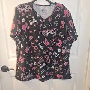 Barbie VNeck Scrub Top